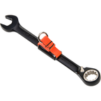 Proto® Tether-Ready Black Chrome Combination Reversible Ratcheting Wrench 1/2" - Spline - Top Tool & Supply