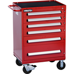 Proto® 460 Series Roller Cabinet - 6 Drawer, Red - Top Tool & Supply