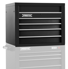 Proto® 550S 34" Top Chest - 4 Drawer, Dual Black - Top Tool & Supply