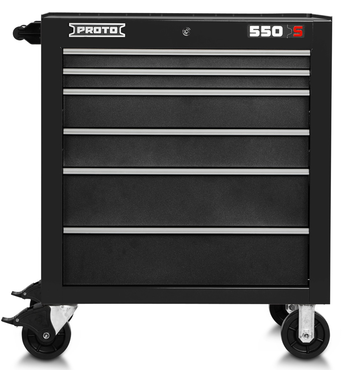 Proto® 550S 34" Roller Cabinet - 6 Drawer, Dual Black - Top Tool & Supply