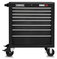 Proto® 550S 34" Roller Cabinet - 8 Drawer, Dual Black - Top Tool & Supply
