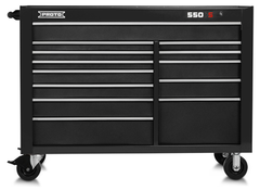 Proto® 550S 57" Workstation - 13 Drawer, Dual Black - Top Tool & Supply