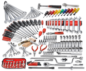 Proto® 148 Piece Starter Maintenance Tool Set With Roller Cabinet J442742-7RD - Top Tool & Supply