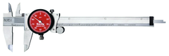 #R120A-6 - 0 - 6'' Measuring Range (.001 Grad.) - Dial Caliper with Letter of Certification - Top Tool & Supply