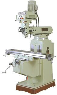 Electronic Variable Speed Vertical Mill - CAT40 Spindle - 10 x 50'' Table Size - 5HP - 3PH - 440V Motor - Top Tool & Supply