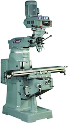 Electronic Variable Speed Vertical Mill UL - R-8 Spindle - 9 x 49'' Table Size - 3HP - 3PH - 220V Motor - Top Tool & Supply