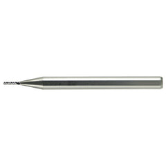 ‎0.05″ Dia. × 1/8″ Shank × 0.075″ DOC × 1-1/2″ OAL, Carbide Uncoated, 4 Flute, 30° Helix, Round, External , Ballnose End Mill - Top Tool & Supply