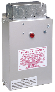 Heavy Duty Static Phase Converter - #PAM-100HD; 1/3 to 3/4HP - Top Tool & Supply