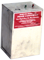 Heavy Duty Static Phase Converter - #3300; 2 to 3HP - Top Tool & Supply