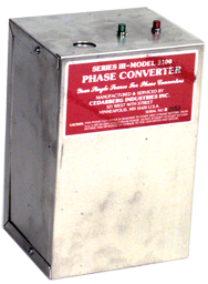 Heavy Duty Static Phase Converter - #3400; 4 to 5HP - Top Tool & Supply