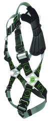 Miller Revolution Harness w/Dualtech Webbing; Quick Connect Chest & Leg Straps; Cam Buckles;ErgoArmor Back Shield & Stand Up Back D-Ring - Top Tool & Supply