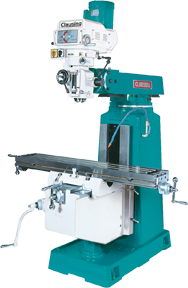 Vertical Mill - R-8 Spindle - 9 x 49'' Table Size - 3HP Motor - Top Tool & Supply