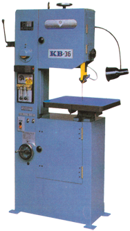 Vertical Bandsaw - #KB363; 8 x 14'' Capacity; 1HP, 3PH, 220V Motor - Top Tool & Supply