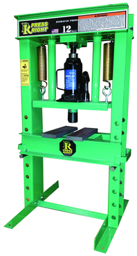 Hydraulic Shop Press - 12 Ton - Top Tool & Supply