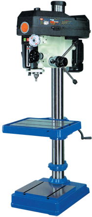 Square Table Floor Model Drill Press - Model Number RF400HSR8 - 16'' Swing; 1-1/2HP, 3PH, 220/440V Motor - Top Tool & Supply