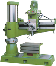 Radial Drill Press - #TPR1230 - 48-1/2'' Swing; 2HP, 3PH, 220V Motor - Top Tool & Supply