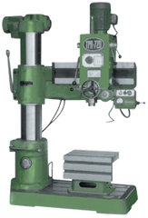 Radial Drill Press - #TPR720A - 29-1/2'' Swing; 2HP, 3PH, 220V Motor - Top Tool & Supply