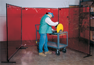 6' x 8' - Protect-O-Screen Welding Screen-Duck - Top Tool & Supply