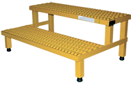 Work Mate Stand with Step - 36 x 23''; 500 lb Capacity - Top Tool & Supply