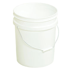 Plastic Pail - Model PAIL54PWS - White - Can be used with liquids up to 190°F - Top Tool & Supply