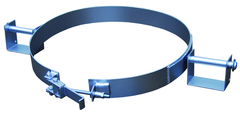 Galavanized Tilting Drum Ring - 55 Gallon - 1200 lbs Lifting Capacity - Top Tool & Supply