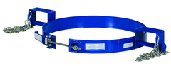 Blue Tilting Drum Ring - 55 Gallon - 1200 Lifting Capacity - Top Tool & Supply
