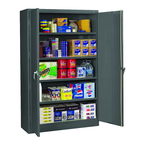 48"W x 24"D x 78"H Storage Cabinet w/400 Lb Capacity per Shelf for Lots of Heavy Duty Storage - Knocked-Down - Top Tool & Supply