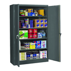 48"W x 24"D x 78"H Storage Cabinet w/400 Lb Capacity per Shelf for Lots of Heavy Duty Storage - Welded Set Up - Top Tool & Supply