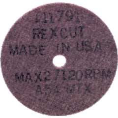 4″ × 1/8″ × 3/8″ - A54GTX - Aluminum Oxide Non-Reinforced Cut-Off Wheel - Top Tool & Supply