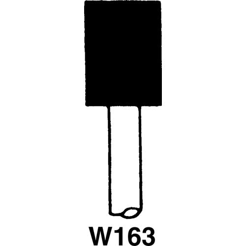 1/8″ × 3/8″ - W145 - Fine Resin Bonded Rubber Mounted Wheel - Top Tool & Supply