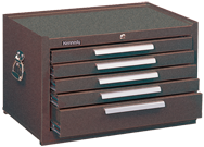 5-Drawer Mechanic's Chest w/ball bearing drawer slides - Model No.2805XB Brown 16.63H x 20D x 29''W - Top Tool & Supply