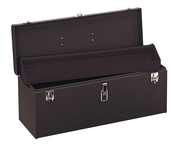 24.13'' - Brown K24 Professional Flat Top Tool Box - Top Tool & Supply