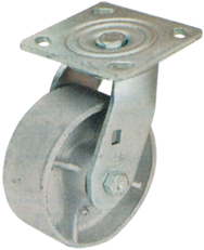 6'' Dia. - 3'' Width - Plexite - Swivel - 2200 lb Capacity - Top Tool & Supply