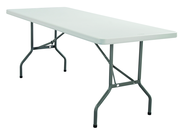 30 x 72" Blow Molded Folding Table - Top Tool & Supply