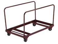 Folding Table Dolly - Vertical Holds 8 tables-1/8" Channel Steel Construction - Top Tool & Supply