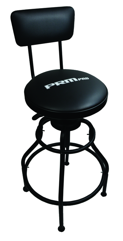 Adjustable Shop Stool with Back Support - Top Tool & Supply
