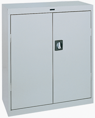 46 x 24 x 42" (Light Gray) - Counter Height Cabinet with Doors - Top Tool & Supply