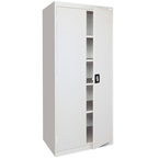 36 x 24 x 78" (Light Gray) - Transport Cabinet with Doors - Top Tool & Supply