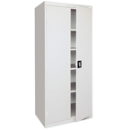 36 x 24 x 72" (Light Gray) - Storage Cabinet with Doors - Top Tool & Supply