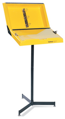 Yellow Information Workstand With Drop Pocket - Top Tool & Supply