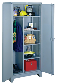 36 x 24 x 78'' (Dove Gray or Putty) - Full Height Storage Cabinet - Top Tool & Supply