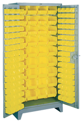 36 x 21 x 82'' (136 Bins Included) - Bin Storage Cabinet - Top Tool & Supply