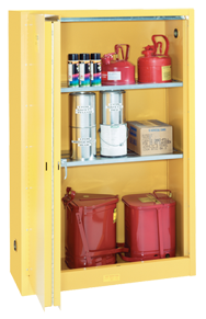 Flammable Liqiuds Storage Cabinet - #5445N 43 x 18 x 65'' (3 Shelves) - Top Tool & Supply