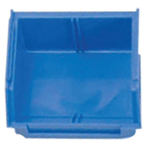 4 1/8″ × 4 1/8″D" × 3″ - Blue Plastic Bin - Top Tool & Supply