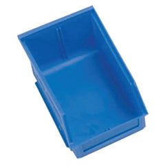 4 1/2″ × 7 1/4″D" × 5″ - Blue Plastic Bin - Top Tool & Supply