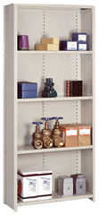 36 x 24 x 84'' - Closed Style Box "W" 18-Gauge Starter Shelving Unit - Top Tool & Supply