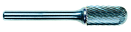 3/8 EdgeHog Cylindrical Radius End Carbide Bur SC-3L6 Standard Alt Diamond (Double) 6" Shk Lgth - Top Tool & Supply