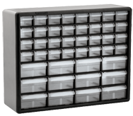 15-13/16 x 6-3/8 x 20'' (44 Compartments) - Plastic Modular Parts Cabinet - Top Tool & Supply
