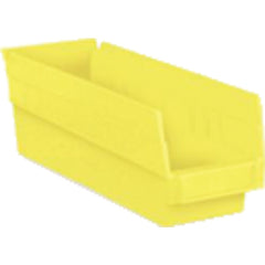 4 1/8″ × 11 5/8″ × 4″ - Yellow Economy Shelf Bin - Top Tool & Supply