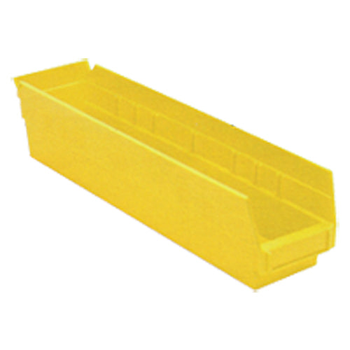 4 1/8″ × 17 7/8″ × 4″ - Yellow Economy Shelf Bin - Top Tool & Supply